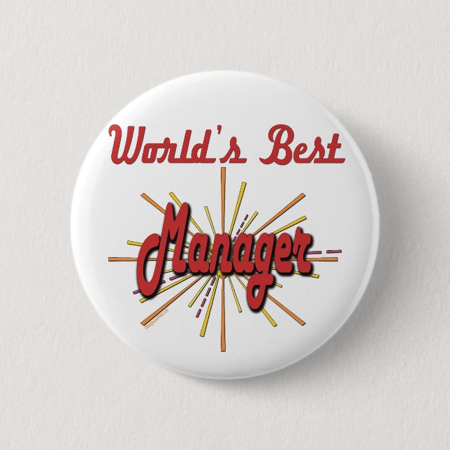 Best Boss Gifts 6 Cm Round Badge (Front)