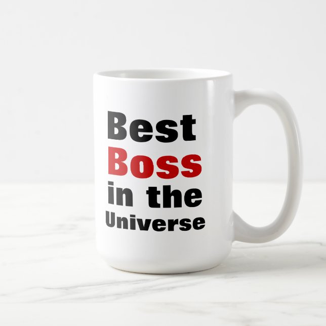 Best Boss in the Universe Coffee Mug (Right)
