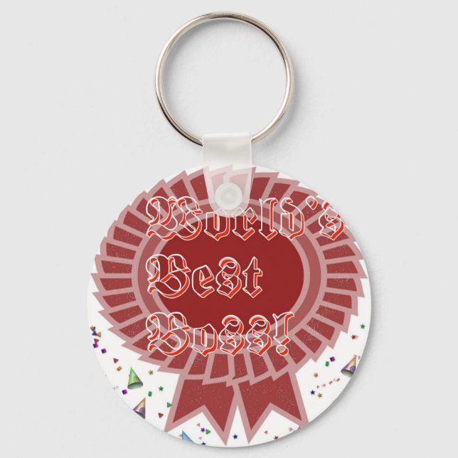 Best Boss Key Chain Gift (Front)