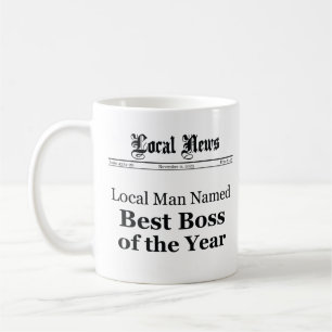 Best Boss of The Year Coffee Mug - Men Version