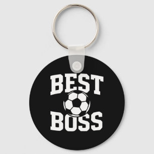 Best Boss Soccer Coach Team Leader Manager Key Ring