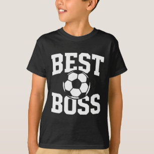 Best Boss Soccer Coach Team Leader Manager  T-Shirt