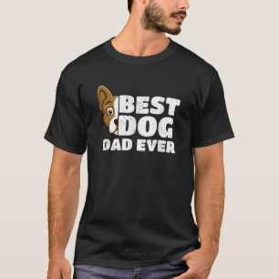 Best Boston Terrier Dad Ever Funny Bostie Dad Men T-Shirt