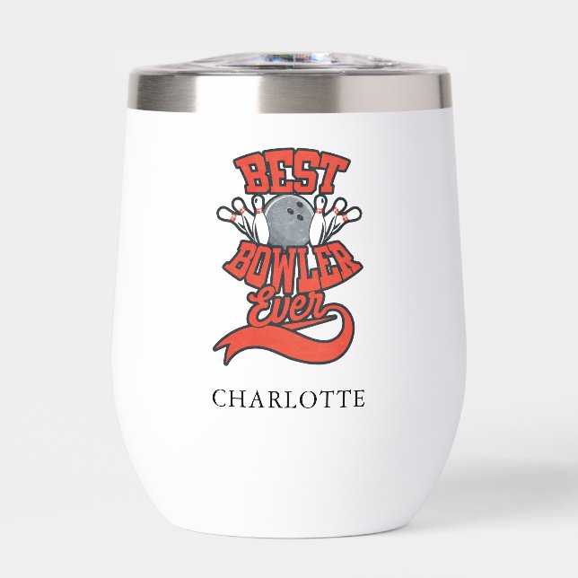 Best Bowler Ever Bowling Personalised Novelty (Front)