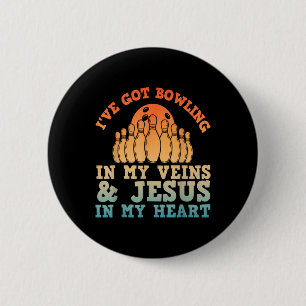 Best Bowling For Men Women Christian Bowling 6 Cm Round Badge