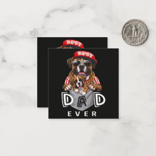 Best Boxer Dad Ever Card