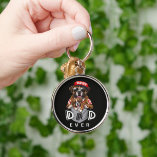 Best Boxer Dad Ever Key Ring