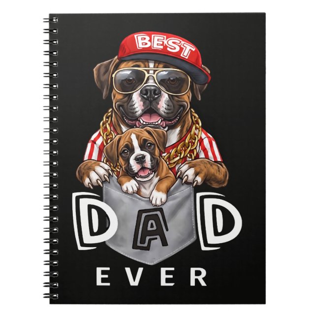 Best Boxer Dad Ever Notebook (Front)