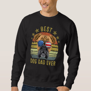 Best Boxer Dad Ever Vintage Dog Sweatshirt