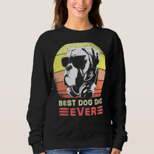 Best Boxer Dog Dad Ever Sunglasses And Headphones Sweatshirt