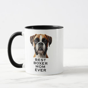 Best Boxer Mom Ever Custom Photo Mug