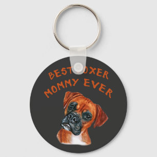 Best Boxer mommy ever Key Ring