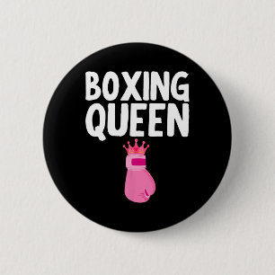 Best Boxing Art For Girls Women Gloves Boxing Spor 6 Cm Round Badge