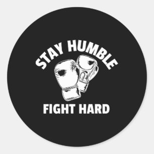 Best Boxing Art For Kids Men Women Gloves Boxing S Classic Round Sticker