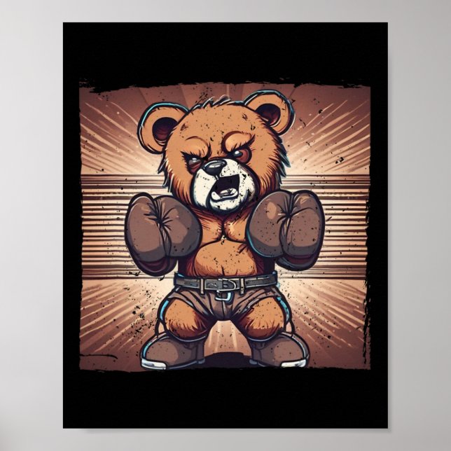 Best Boxing Art For Kids Men Women Gloves Boxing S Poster (Front)