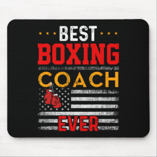 Best Boxing Coach Ever Funny Boxing Coach Training Mouse Mat