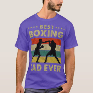 Best Boxing Dad Ever Vintage Boxing Fathers Day T-Shirt