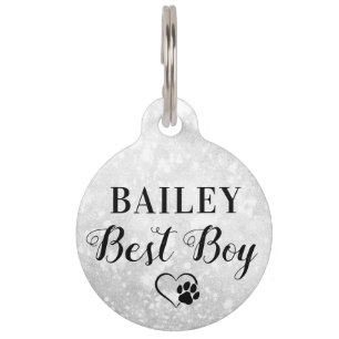 Best Boy Dog Personalised Pet Wedding Pet ID Tag