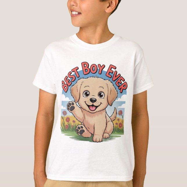Best Boy Ever Cute  T-Shirt (Front)