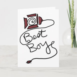 BEST Boy greeting card: You Light Up my Life Card