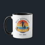 Best Boyfriend By Par Golf Lover Custom Photo Mug<br><div class="desc">Retro Best Boyfriend By Par design you can customise for dad, stepfather, grandpa or any golf enthusiast who's also a dad. Perfect gift for the best father, step daddy or grandfather ever who loves club sports or golfing. The text "BEST BOYFRIEND BY PAR" can be customised with any moniker by...</div>