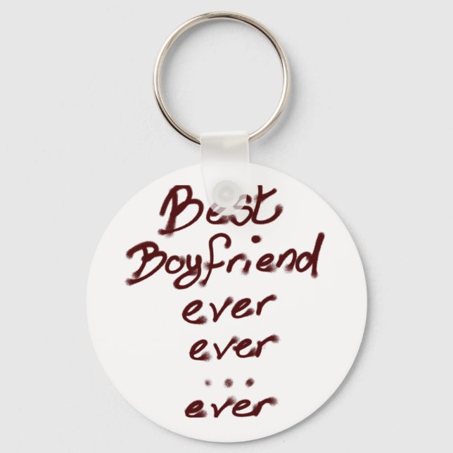 Best boyfriend ever key ring (Front)