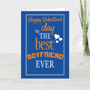 Best Boyfriend Ever Valentine's Day Card