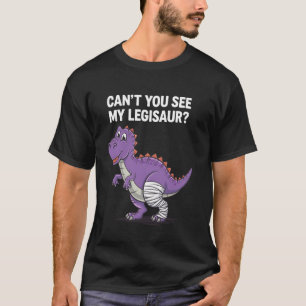 Best Broken Leg Art For Men Women Kids Broke Foot T-Shirt