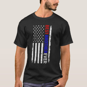 Best Brother Ever American Flag Father's Day T-Shirt