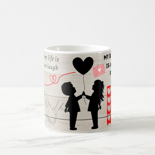 Best Brother Ever Mug with Heartfelt Love Message  (Center)