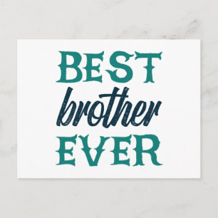 Best Brother Ever Postcard
