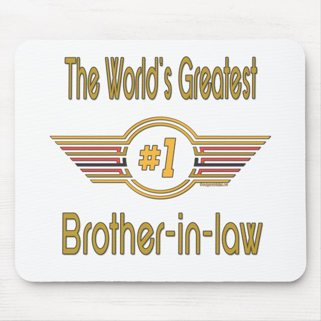 Best Brother-in-law Gifts Mouse Mat (Front)