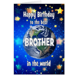 Best Brother In The World Birthday