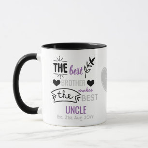 Best Brother Makes Best UNCLE - New Baby Surprise Mug