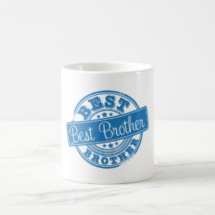 Best Brother -rubber stamp effect- Coffee Mug
