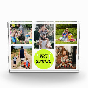 Best Brother Tennis Photo Block