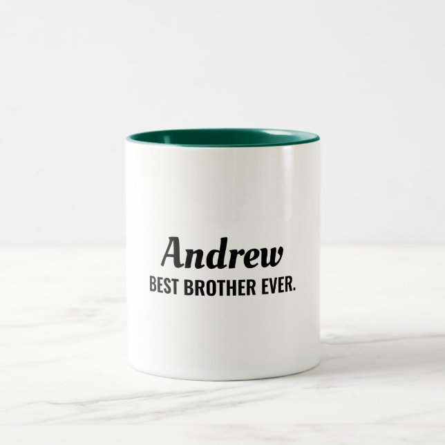 Best Brother Two-Tone Coffee Mug (Center)