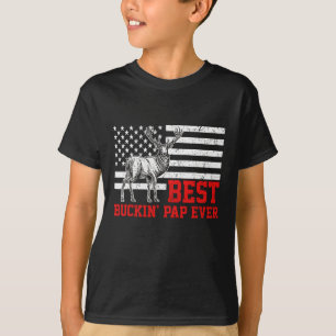 Best Buckin' Pap Ever Deer Hunting Father's Day Gi T-Shirt