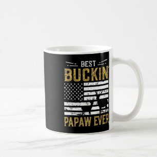 Best Buckin Papaw Ever Funny Gift Deer Hunter Cool Coffee Mug