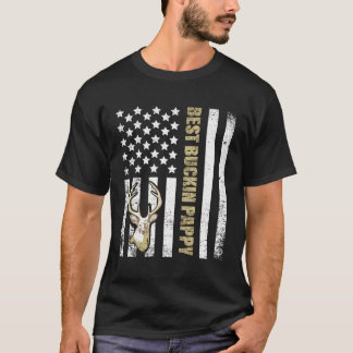 Best Buckin' Pappy Ever Deer Hunters Hunting Gift  T-Shirt