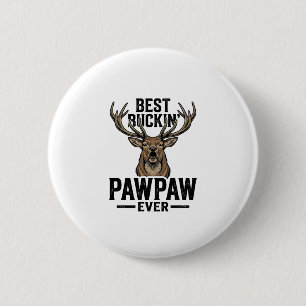 Best Buckin Pawpaw Vintage Deer Hunting Shirt_1 6 Cm Round Badge