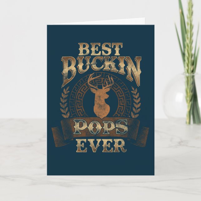 Best Buckin Pops Ever Card (Front)