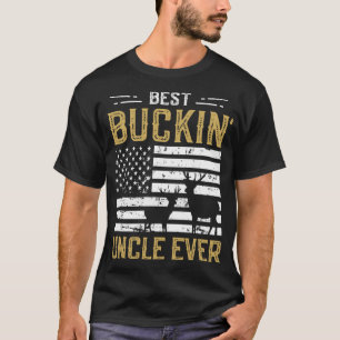 Best Buckin Uncle Ever Funny Gift Deer Hunter Cool T-Shirt