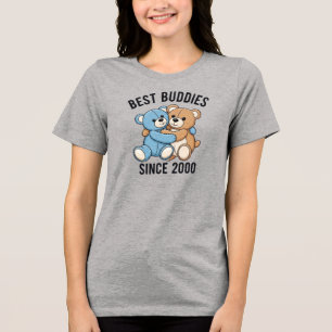 Best Buddies Since 2000 Teddy Bears Tri-Blend Shirt