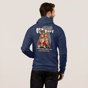 Best Buddy (Dark mode) Men's Full-zip Hoodie