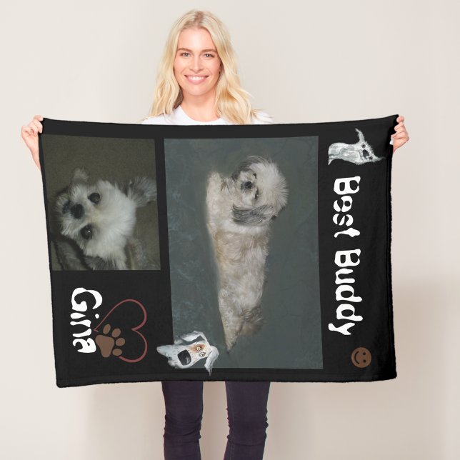 Best Buddy Dog Shih Tzu Fleece Blanket (Best Buddy Dog Shih Tzu Fleece Blanket)