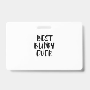 best Buddy ID Badge