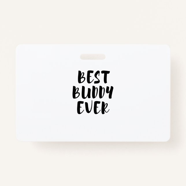 best Buddy ID Badge (Front)
