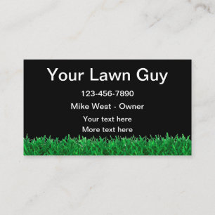 Best Budget Lawn Service Business Card Template