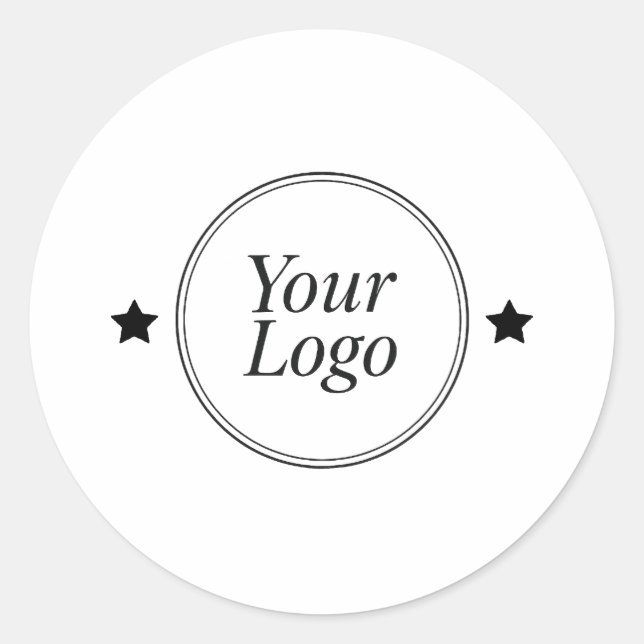 Best budget minimalist Add your logo Classic Round Sticker (Front)